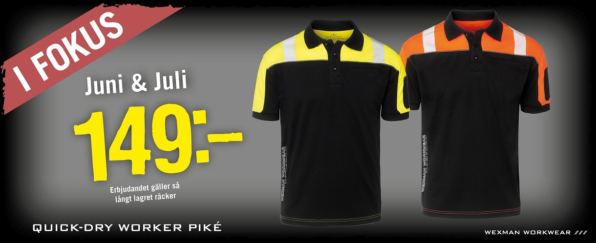 Quick-Dry Worker Pik | Wexman Workwear