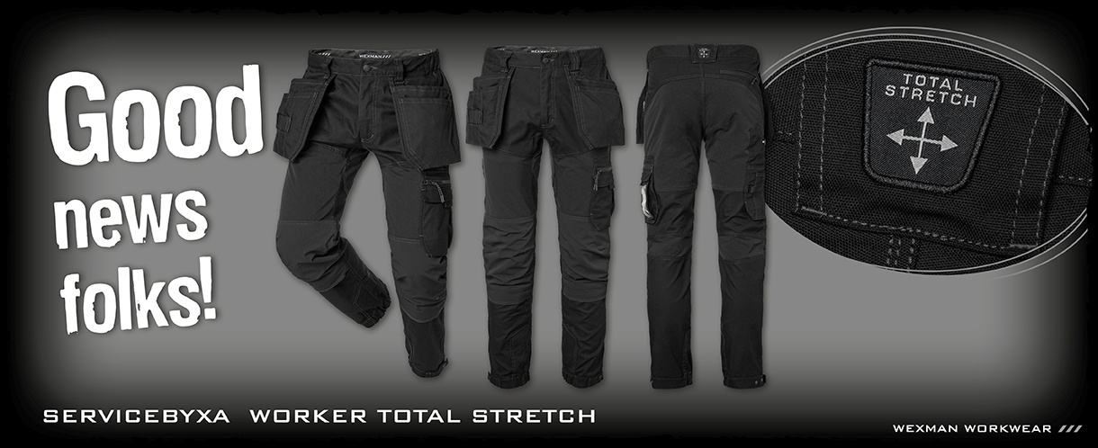 Servicebyxa Carbon Pro Total Stretch | Wexman Workwear