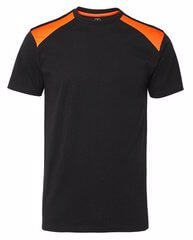 T-shirt svart och orange