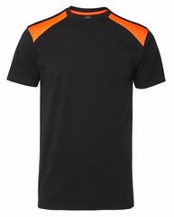 T-shirt svart och orange
