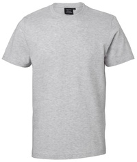 Cotton T-shirt Gråmelerad (S)
