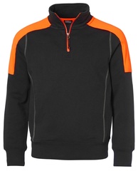 Half-Zip Hybrid Sweatshirt